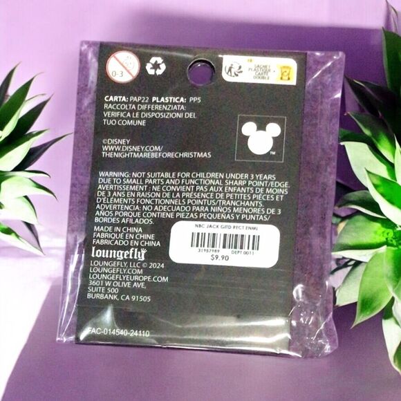 Loungefly Disney The Nightmare Before Christmas Jack GITD Enamel Pin - Picture 2 of 2